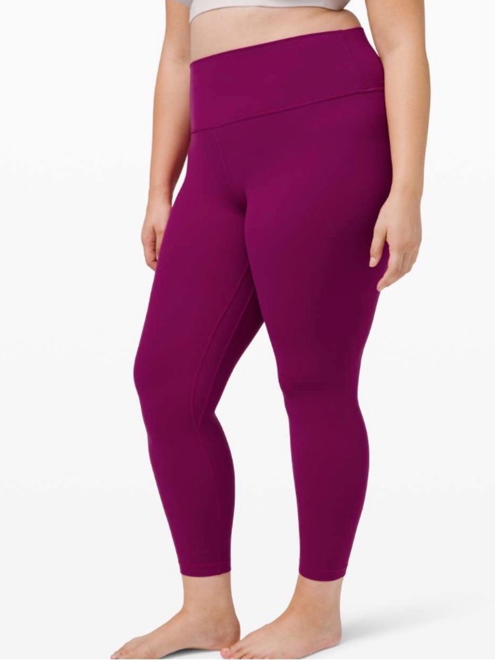 Lululemon Align Pant II 25" Size 2 Deep Fuchsia